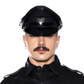 Prowler RED Military Cap Black 61cm RED Range of Leather