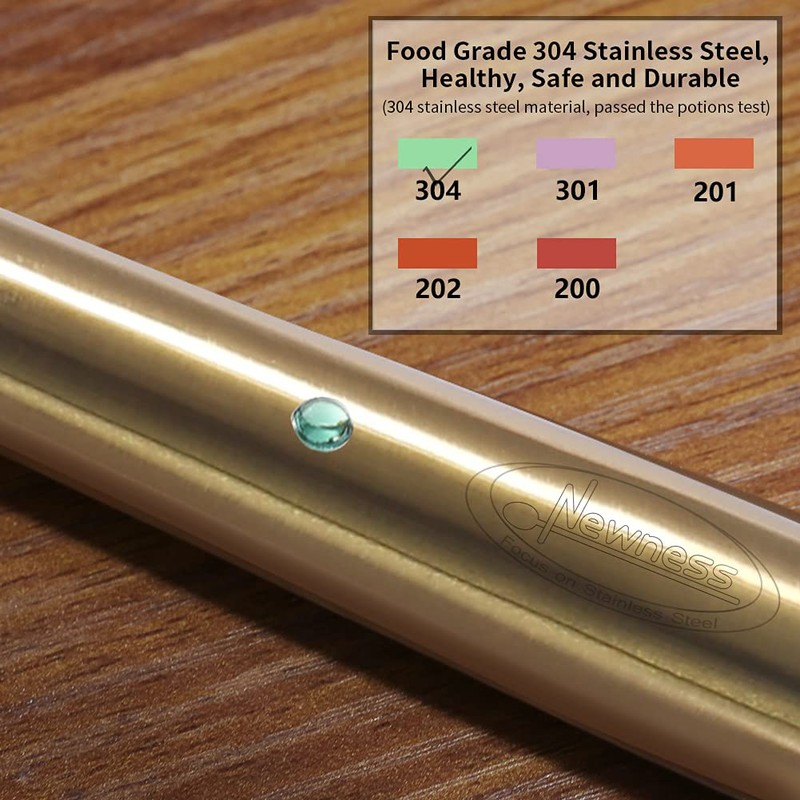 Newness Soup Ladle, [Rustproof, Heat Resistance, Integral Forming] Durable 304