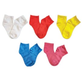 Parker and Talia Kids Sensory Friendly Socks - Seamless Toes, Boys & Girls, Ultra Soft, Moisture Control (US, Alpha, Larg, Regular, Multi Color)