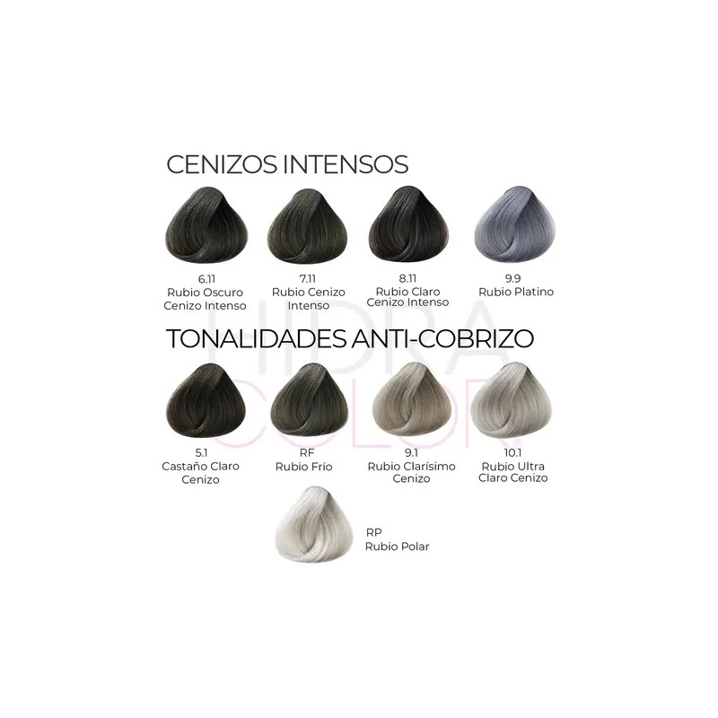 Tinte Para Cabello Hidracolor Naturales 90 Ml + Peróxido Tono