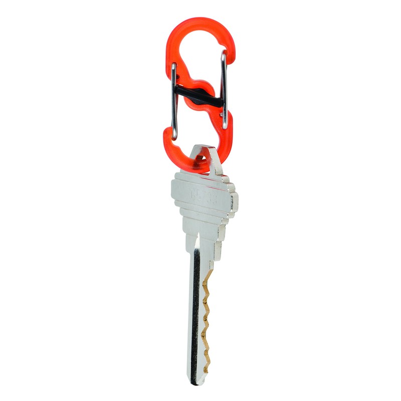 NITE IZE LSBPM-19T-2R3 S Biner MicroLock Polycarbonate (2 Pack), Orange