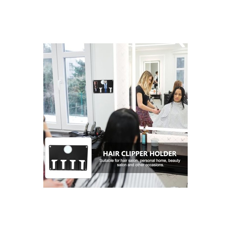 POPETPOP Electric Clipper Bracket Barber Clipper Organizer Hanger Holder Hair