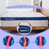 WhatsBedding 5 Inch Memory Foam Mattress Topper Queen for Back