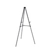 Lightweight Aluminum Telescoping Display Easel, 70 Inches, Black (2)