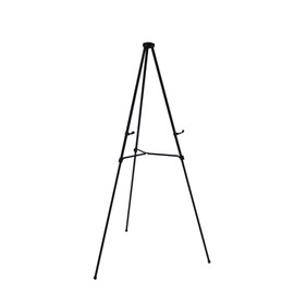 Lightweight Aluminum Telescoping Display Easel, 70 Inches, Black (2)
