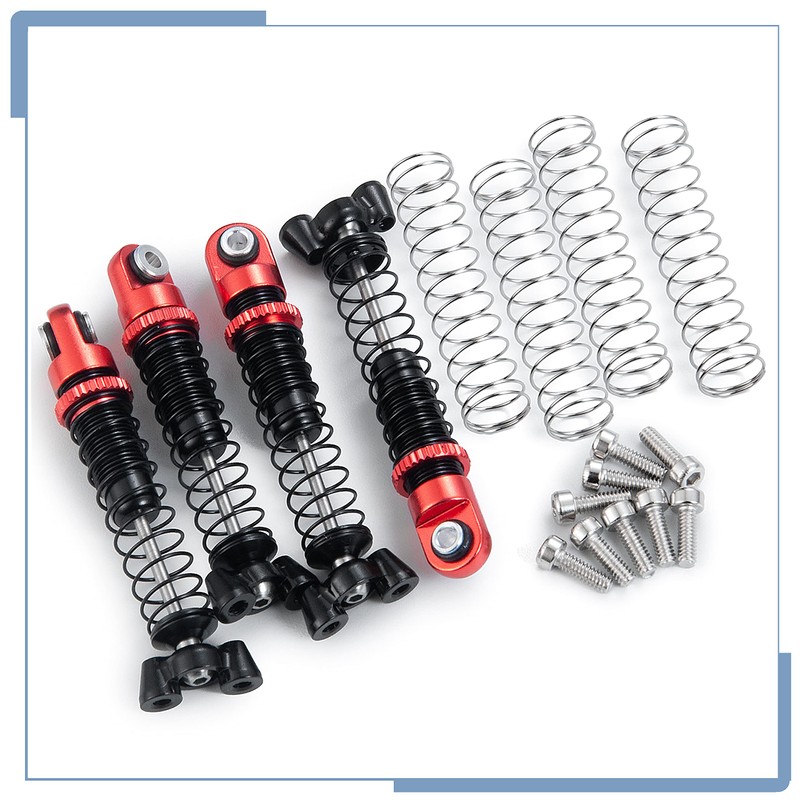 Zolikar 4PCS RC Aluminum Alloy Shocks Absorber Dampers for Kyosho