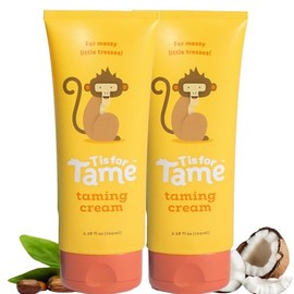 Crema mate para el cabello | bebés, niños pequeños y más | aceite de jojoba y coco | seguro y eficaz | no rígido, pegajoso o grasoso, Amarillo, 2 Package