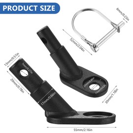 Bicycle Trailer Coupling, Bicycle Towing Hitch Bicycle, Universal Dog Trailer Bicycle Towing Hitch Coupling Bicycle Trailer Adapter Accessories for Pushchair Bicycle