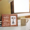 INFUNLY Pet Memorial Photo Frame Gift Wood Photo Frame for