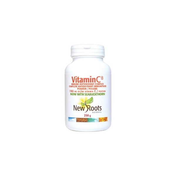 New Roots Vitamin C8 Ascorbate Complex (Powder), 30 x 5g Sachets / Natural Orange