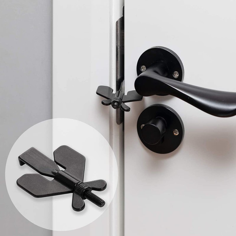 VOANZO Portable Door Lock for Travel, Solid Heavy Duty Locks,