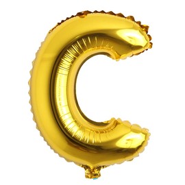 40 inch Letter Balloons Gold Alphabet Number Balloons Foil Mylar Party Wedding Bachelorette Birthday Bridal Shower Graduation Anniversary Celebration Decoration can fly with helium (40 INCH Gold C)