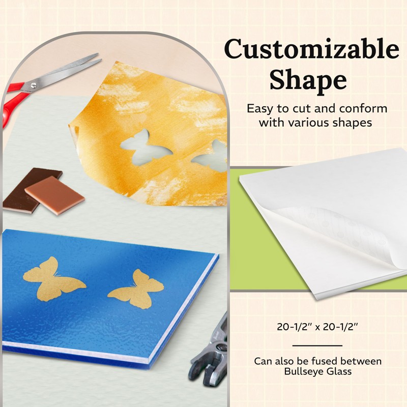 Bullseye Thinfire Kiln Shelf Paper for Ultra Smooth Glass -