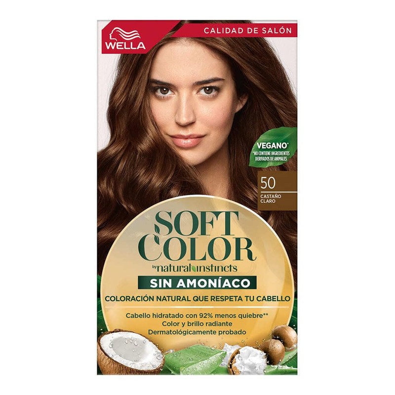 Soft Color Tinte Semi Permanente 50 Castaño Claro