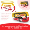 Wasserdichte Deko-Aufkleber für Cardo Freecom 4 x Motorrad-Bluetooth-Headset-Aufkleber, Haut, Abdeckung,