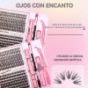 Pestañas Postizas En Racimo 30/40d 9-16mm Para Extensión 30/40d