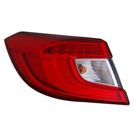 For Honda Accord Outer Tail Light Assembly 2018 2019 2020 Driver Side Hybrid CAPA For HO2804121 | 33550-TVA-A51
