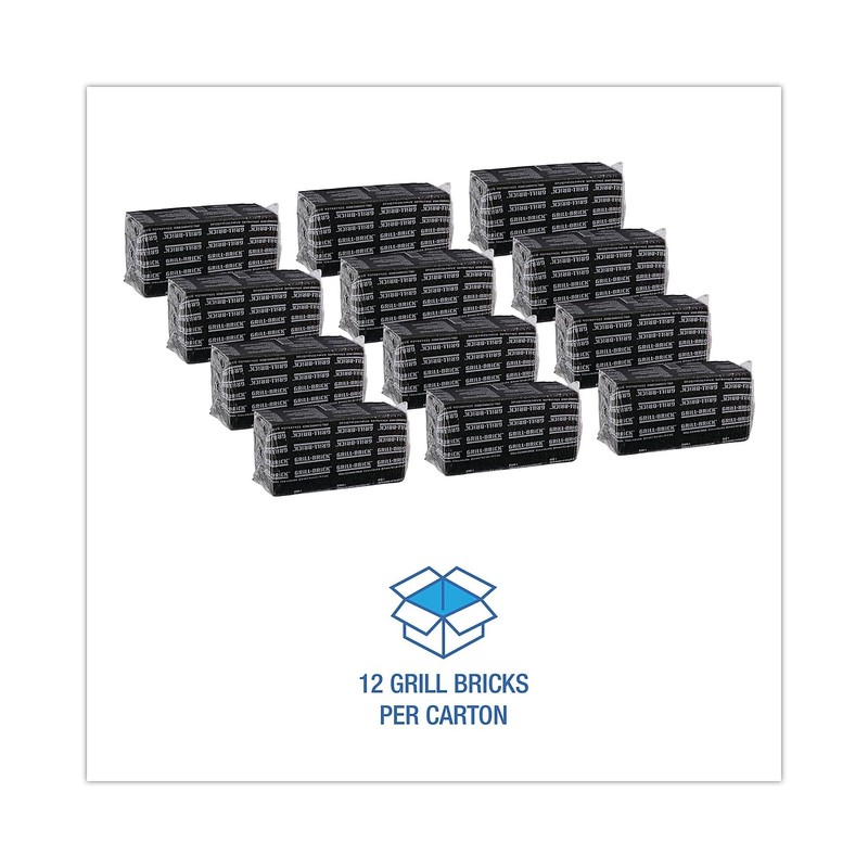 3M Grill-Brick Grill Cleaner GB12, 12 Pack of 3.5 in