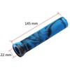 Team Dogz Bicycle Handlebar Grips, Non-Slip Soft Rubber Cycling Grips,