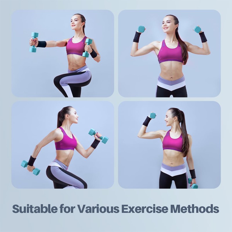 Adjustable Dumbbell Set of 2, 4 in 1 Free Weights