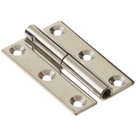 Lamp Sugatsune KN-50L/SS Lift Off Hinge, Stainless Steel 304, Polished Finish, Left Handedness, 1.5mm Leaf Thickness, 32mm Open Width, 7.5mm Pin Diameter