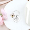 SHTALHST Bee Keychain Cute Bee Key Chain for Teachers Gift