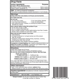 Fleet Saline Enema Twin Pack, 4.5-Ounce Bottles - 9-Ounces per Box by Fleet Laboratories