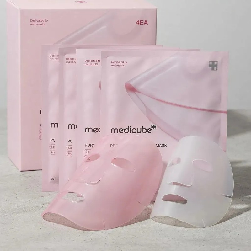 Pack X4 Mascarilla Pdrn Derma Mask 28g Medicube