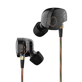 KZ ATE Copper Driver Ear Hook HiFi in Ear Earphone Sport Headphones for Running with Foam Eartips with Microphone