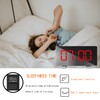 DollaTek Polyphonic Double Alarm Clock LED Large Screen Display Electronic