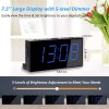 Roxicosly Super Loud Alarm Clock with Bed Shaker, Vibrating Alarm