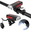 Ultra Bright Bicycle Front Light Set Bike USB Rechargeable Waterproof