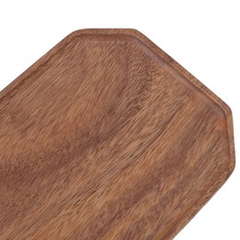 Wooden Tray Japanese Style Simple Look Serving Tray Food Vegetables Fruit Tea Serving Tray for Home Restaurant Octagonal