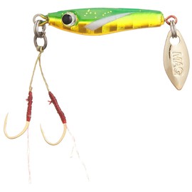 MAGBITE/マグバイト メタルジグ MBJ04 ちりめんジグ 2g #08 ミドキンヒレグロー MBJ04