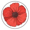Pack of 18 Remembrance Day Stickers (65 mm) Waterproof Clear