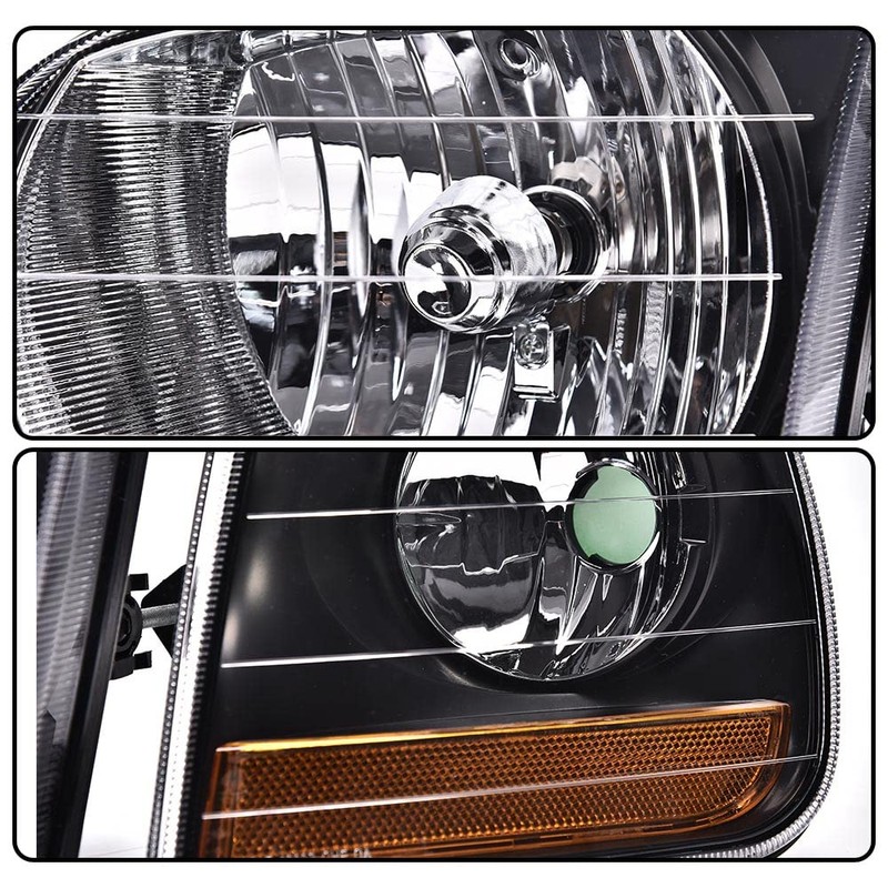 G-PLUS Headlights Assembly Fit For Ford F150 1997-2004/Ford F250 1997-1999/Ford