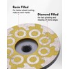 4" Flat Resin Filled Grinding Wheel, Diamond Cup Wheel with