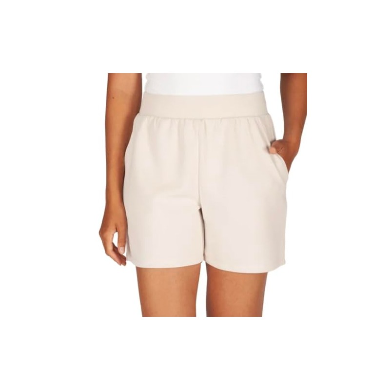 LazyPants Women's Stretch Luxe Short (US, Alpha, Medium, Regular, Regular,