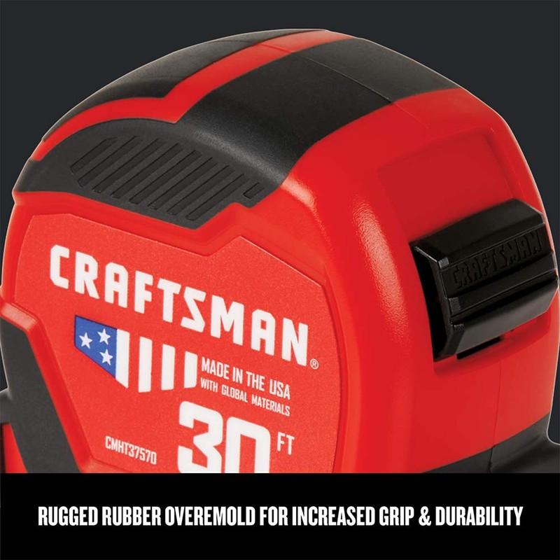 CRAFTSMAN Tape Measure, 30-Foot (CMHT37570S)