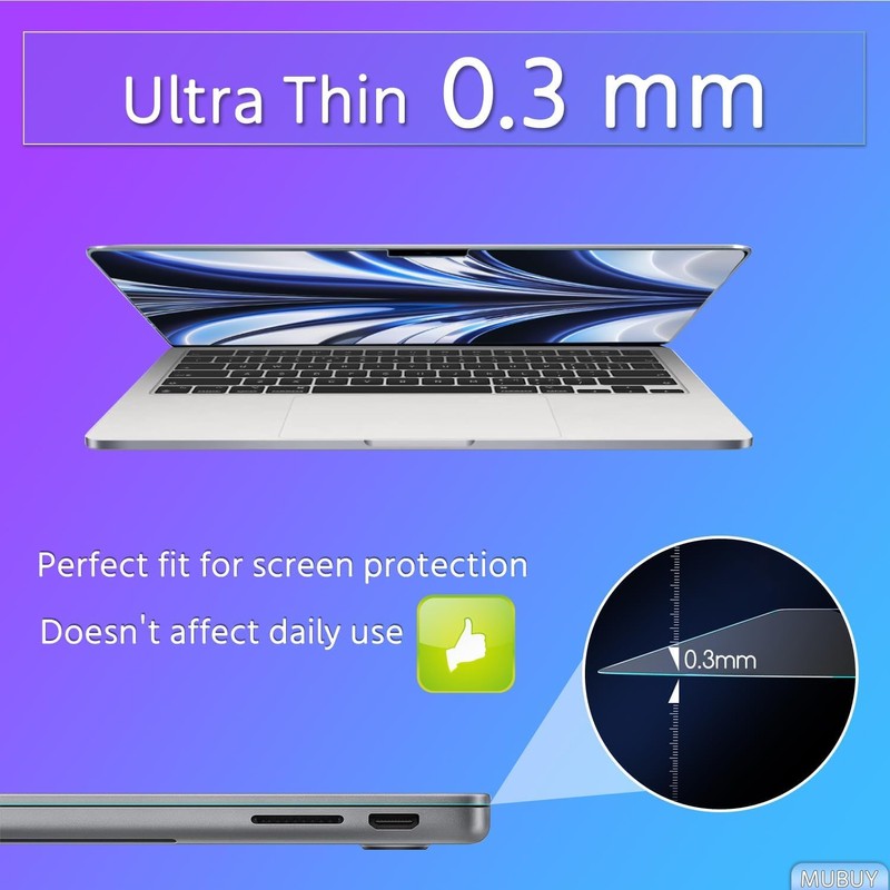 MUBUY-GOL 2 Pack Tempered Glass Screen Protector for 2026 New