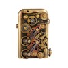 Steampunk Brass Vintage Classic Kerosene Lighter, Automatic Ignition, with Safety