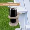 Adirondack Chair Cup Holder Attachment – Durable Poly Lumber Drink