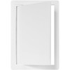 8" x 12" White Plastic Access Panel. Service Shaft Door
