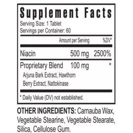 Youngevity Ultimate Niacin Plus / Cardiovascular Support - 60 Tablets