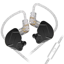 KZ ZSN PRO X - Auriculares con cable para monitor de oído, driver dinámico híbrido con armadura equilibrada, auriculares IEM, driver dual, 1DD, 1BA, sonido estéreo profundo, auriculares ergonómicos,…
