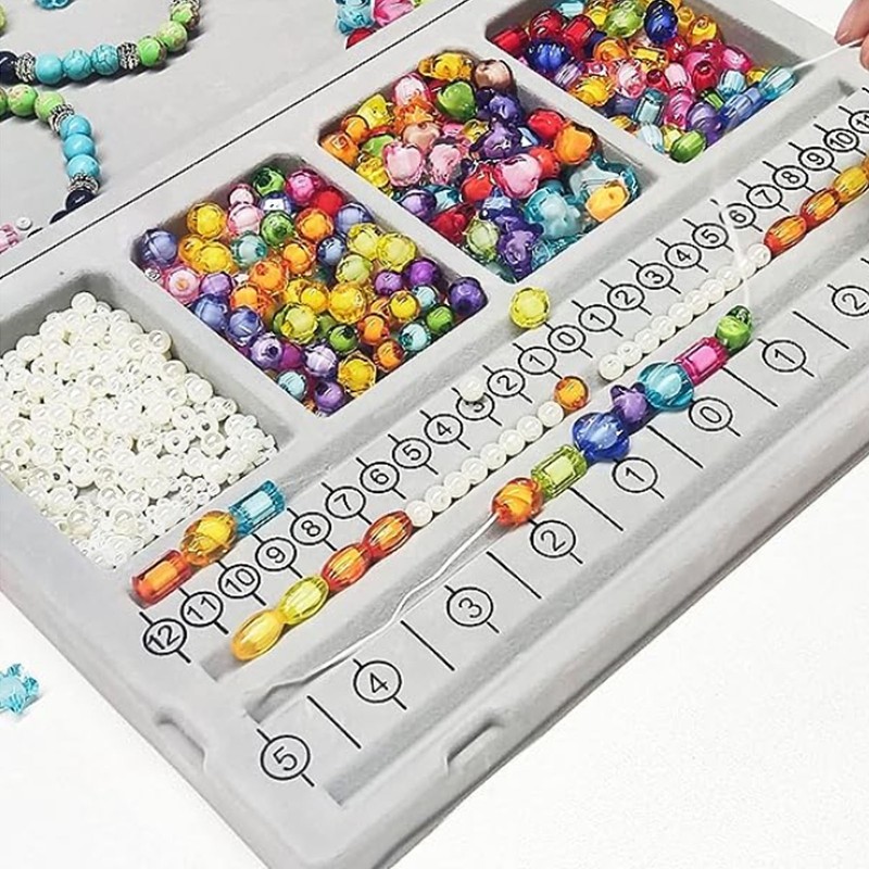 Bead Design Mat Flocked Bracelet Beading Board for DIY Bracelet
