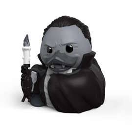 TUBBZ First Edition: Universal Monsters - Black and White Dracula Cosplaying Horror Rubber Duck Vinyl Figure