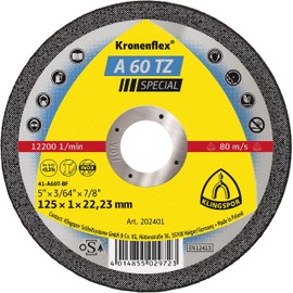 202402 A 60 TZ Cutting Discs 100 x 1 x 16 mm Straight Contents: 1 Item