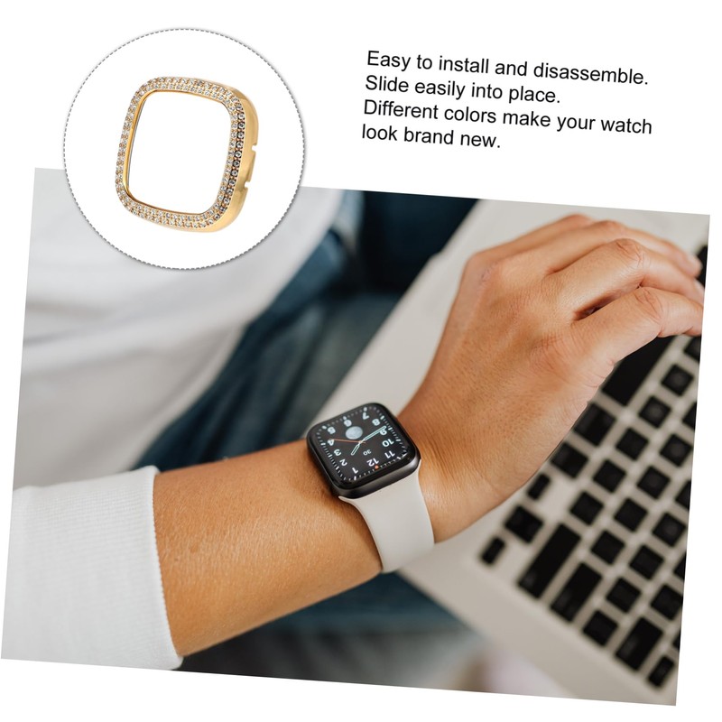 Gadpiparty Sense Protective Case Electroplated Full Coverage Watch Cover with