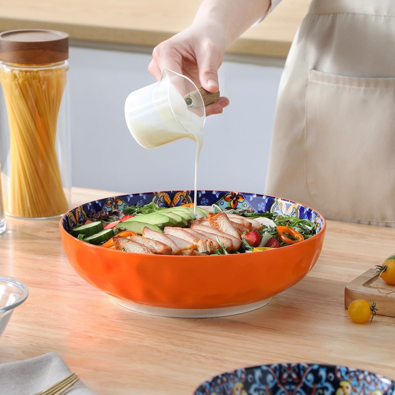 vancasso Large Serving Bowls, 78 Oz Extra Large Salad Bowls